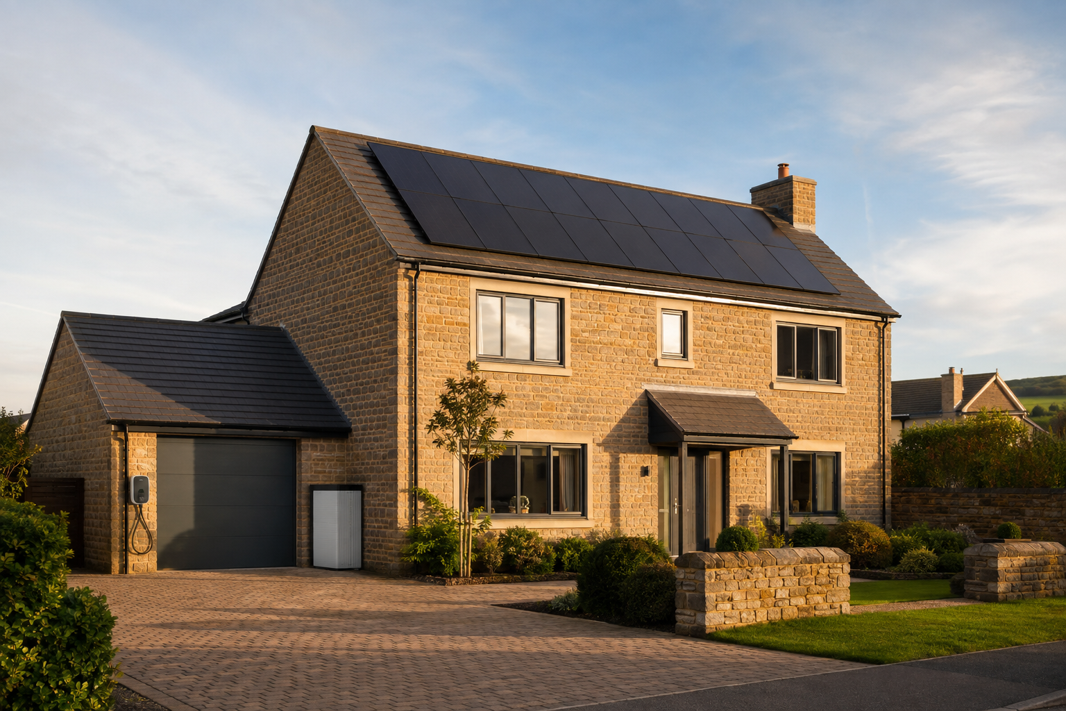A Yorkshire home with a solar energy system